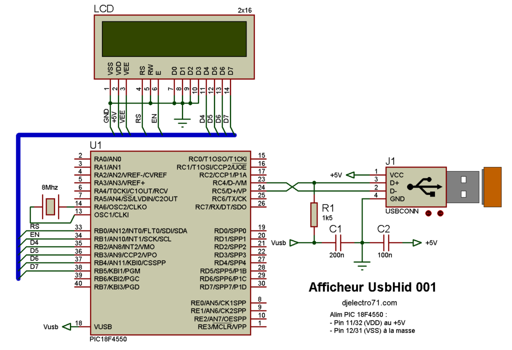 Afficheur UsbHid 001