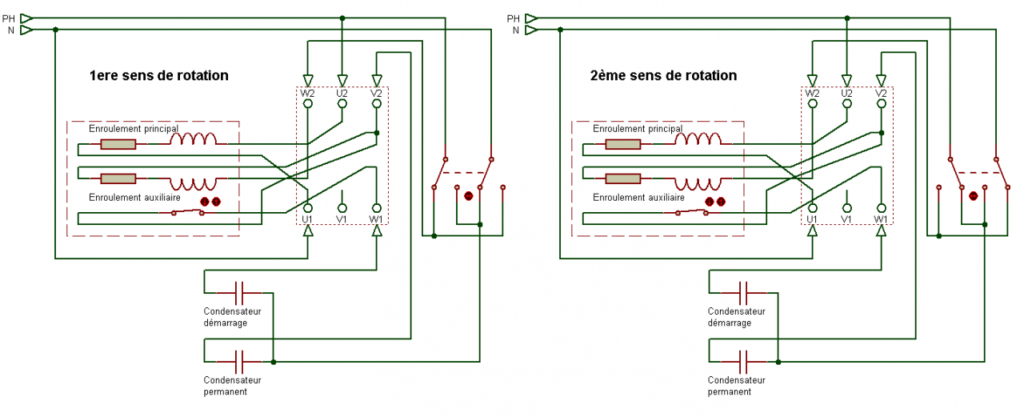 montage-4-fils-avec-contact-centrifuge-et-contacteur-de-ligne